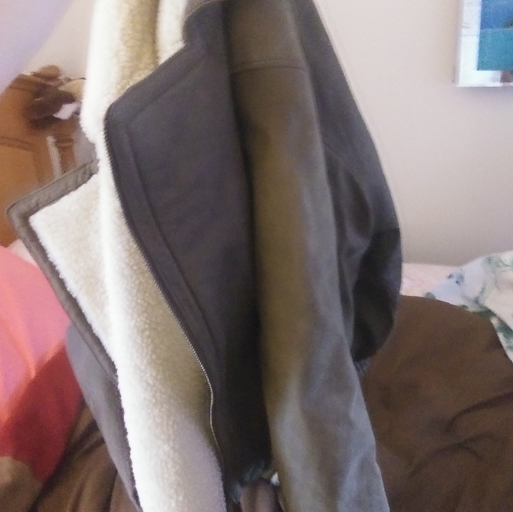 MIRAGE leather winter coat